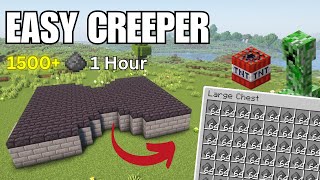 Minecraft Easy Creeper Farm 121 [upl. by Hsirap]