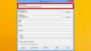 PDFCreator  Create PDF Files for Free on Windows Tutorial [upl. by Loreen]