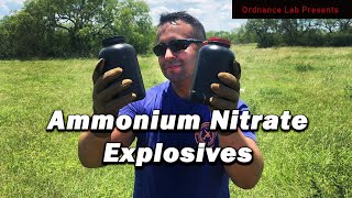 Testing Ammonium Nitrate Based Explosives [upl. by Airreis]