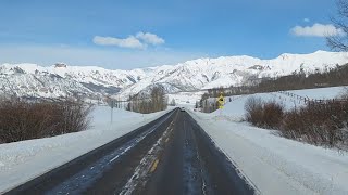 Trucking The Mountains Empty Durango CO to Montrose CO Over Lizzard Heand Pass The  Shot [upl. by Normi581]