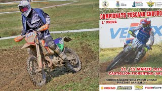 campionato TOSCANO ENDURO Castiglion Fiorentino  una LINEA da assoluti [upl. by Zehcnas]