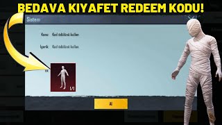 BEDAVA KIYAFET VEREN REDEEM CODE GELDİ😱 BEDAVA PREMIUM SANDIK ALMA  PUBG MOBILE [upl. by Hogue335]