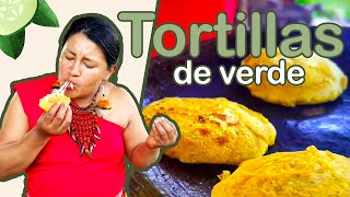 TORTILLAS de platano verde con CAFE ☕✅🤤  Recetas de la Abuela [upl. by Lamej]