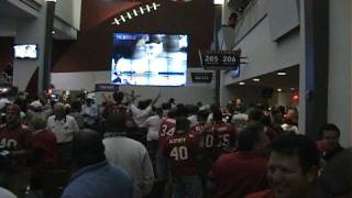 BUCS FANS IGNORE FOOTBALL GAME DURING 2008 ALCS GAME 7 [upl. by Elinnet412]