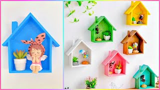 Cardboard and popsicle sticks wall hanging  DIY Entryway wall decor  Ice cream sticks wall decor [upl. by Anawt]