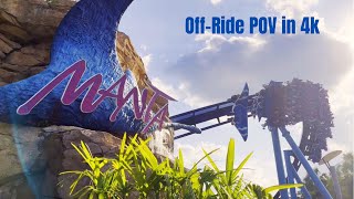 Manta  SeaWorld Orlando OffRide POV in 4K Copyright Free [upl. by Oluap]