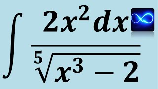 40 Integral de una raíz quinta en el denominador exponente fraccionario negativo [upl. by Hoag]