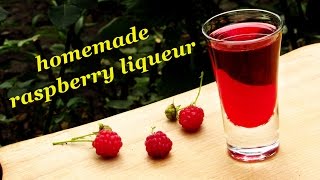 How to make Raspberry liqueur recipes of homemade liqueur [upl. by Bashemath]