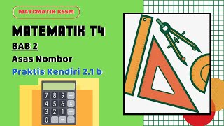 Matematik Tingkatan 4 KSSM Latihan Praktis Kendiri 21b  ToDo my [upl. by Ssecnirp]