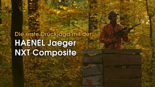 Die erste Drückjagd mit der Haenel Jaeger NXT Composite  FRANKONIA [upl. by Amadus225]