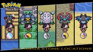 Pokemon Radical Red 40  All Gmax Stone Locations [upl. by Bondon669]