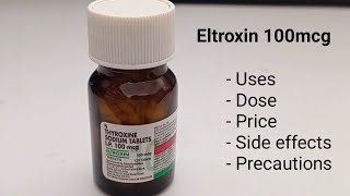 Eltroxin tablet 100mcg  thyroxin sodium tablet ip 100mcg [upl. by Westlund15]