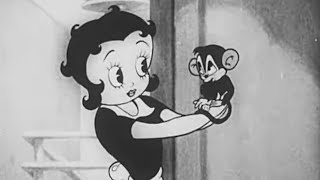 Betty Boop in My Friend the Monkey 1939 Animated Short  Fleischer Cartoon [upl. by Llohcin]