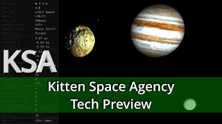 KSA Kitten Space Agency  Jupiter Moon LOD and Earth Preview [upl. by Bette-Ann]