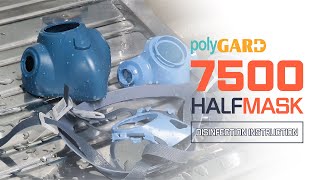 POLYGARD 7500Small  Medium Large Silicone Half Mask Disinfection Guideline [upl. by Mary216]