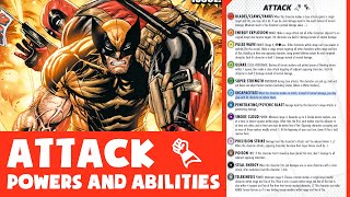 HOW TO PLAY Heroclix Rules  ATTACK Powers and Abilities 2024 [upl. by Akirrehs463]