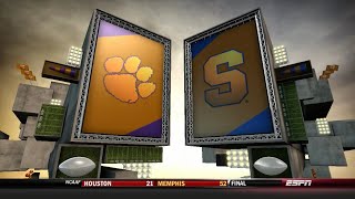 NCAAF 14 Xbox 360 Week 8Syracuse 05 Vs Clemson 13 [upl. by Tonl]