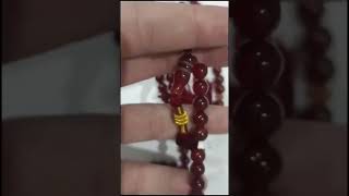 High Quality Carnelian Agate Stone Tasbeeh [upl. by Eardna]