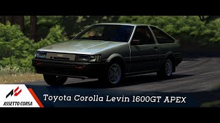 Assetto Corsa  Toyota Corolla Levin 1600GT APEX [upl. by Micah]