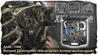 Zahnriemenwechsel an Renaultmotor 18l 16V F7P mit XXL Spezialwerkzeug  How to  DIY [upl. by Schlessinger523]