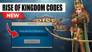 REDEEM CODE RISE OF KINGDOMS 2024  RISE OF KINGDOMS CODES [upl. by Atteram]