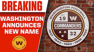 BREAKING Washington Football Team Announces NEW Team Name  CBS Sports HQ [upl. by Plantagenet]