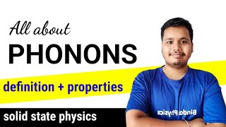 phonons in solid state physics  phonons  definition and properties  phonons [upl. by Holbrooke]