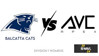 Balcatta Cats V Apex  WAVL D1W 2024 [upl. by Conlin]