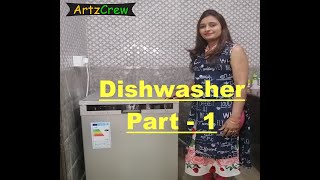 Dishwasher  Bartan Dhone ki Machine  Demo amp Review  Part1   How to Use IFB Neptune VX [upl. by Arahahs]