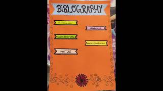 Bibliography for project  Bibliography design for project  Project bibliography  bibliography [upl. by Eissoj]