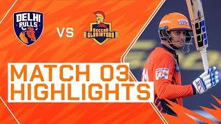 2023 Abu Dhabi T10 Match 3 Highlights Delhi Bulls vs Deccan Gladiators  Season 7 [upl. by Nosneb294]