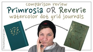 Comparison review of Primrosia and Reverie 160gsm watercolour dot grid journals [upl. by Hedvah]