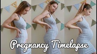 Epic Pregnancy Progression Time Lapse  Week by Week  PlantPowerBaby [upl. by Hoffarth90]