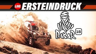 DAKAR 18 Gameplay German 1  Ersteindruck aus Peru  Dakar 2018 PC Live Lets Play Deutsch [upl. by Yelsnia886]