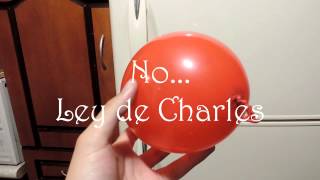 Experimento ley de charles [upl. by Nanis]