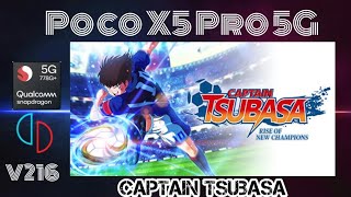 Captain Tsubasa Yuzu Emulator v216 Android Testing Poco X5 Pro 5G [upl. by Eillo756]