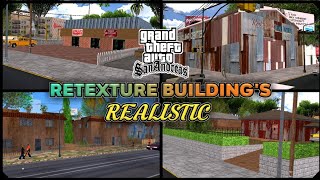 GTA SA Retexture Buildings Realistic [upl. by Nahtanoy]