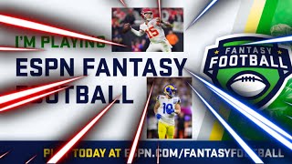 2023 ESPN Fantasy Football Draft [upl. by Ruhtracm873]