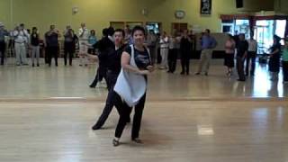 Nite Club 2 Step demo at Just Dance Ballroom Oakland CA 992009 [upl. by Naved]