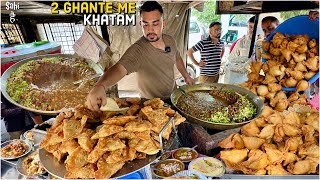 25 Rs Record Tod Nashta  Pani Wale Chole Bhature  Street Food India [upl. by Modnarb]