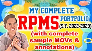 COMPLETE RPMS PORTFOLIO FOR PROFICIENT TEACHERS SY 20222023 WITH COMPLETE MOVs AND ANNOTATIONS [upl. by Gerger595]