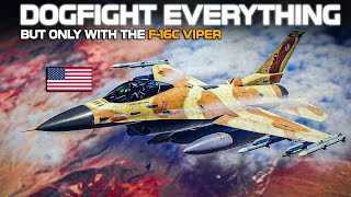 F16C Viper dogfight Vs 5th Generation Air Superiority fighters  Digital Combat Simulator  DCS [upl. by Graehme]