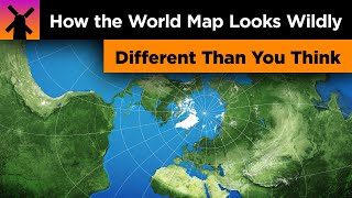 How the World Map Looks Wildly Different Than You Think [upl. by Raamal]