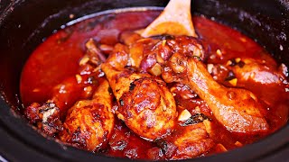 Best Ever Slow Cooked Chicken Drumsticks  Easy Slow Cooker Chicken Recipe [upl. by Mackintosh]