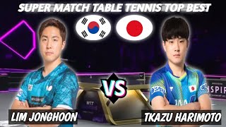 Lim Jonghoon vs Tomokazu Harimoto Very Exciting Match [upl. by Notaes26]