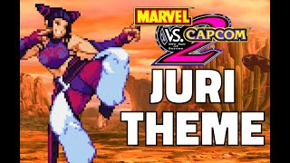 Juri Theme Street Fighter  MvC2 style remix [upl. by Shaylyn544]