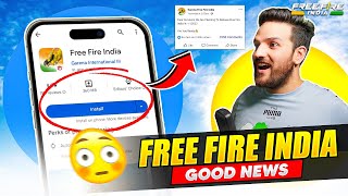 FINALLY 😱 FREE FIRE INDIA GOOD NEWS REALITY Garena Free Fire [upl. by Yruoc484]