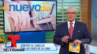 ¿En que fase de la luna debemos cortarnos el cabello  Un Nuevo Día  Telemundo [upl. by Alym59]