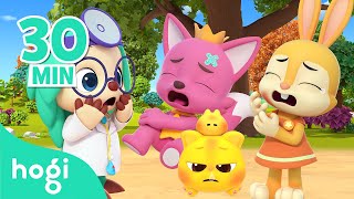 😭 Boo Boo Moments｜Ninimo is Sick  More｜Boo Boo Song for Kids｜Hogi Pinkfong [upl. by Aney]