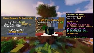 Opening 40 Loot Boxes at JartexNetwork Top 2 Clan Rewards [upl. by Intihw766]